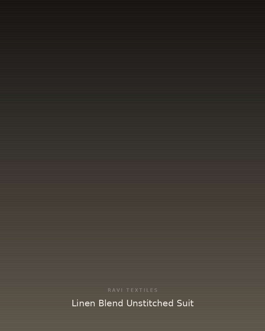 Linen Blend Unstitched Suit — view 2